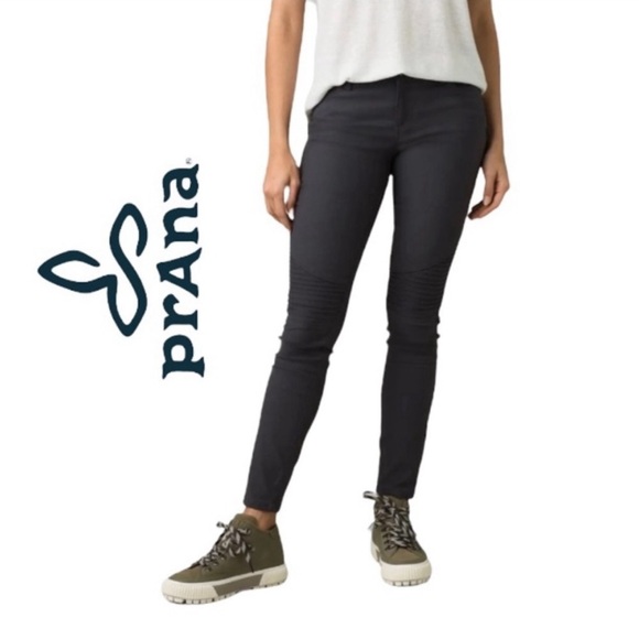 Prana Denim - Prana Brenna moto pants, charcoal size 6